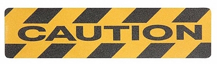 Anti Slip CAUTION Traction Treads, Die-cut cleats for stairs, walkway and ramps